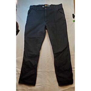 Carhartt Men Rugged Flex Work Pants Black Relaxed Fit Carpenter 102291-001 42x34